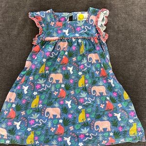 Mini Boden Colorful Animal Dress